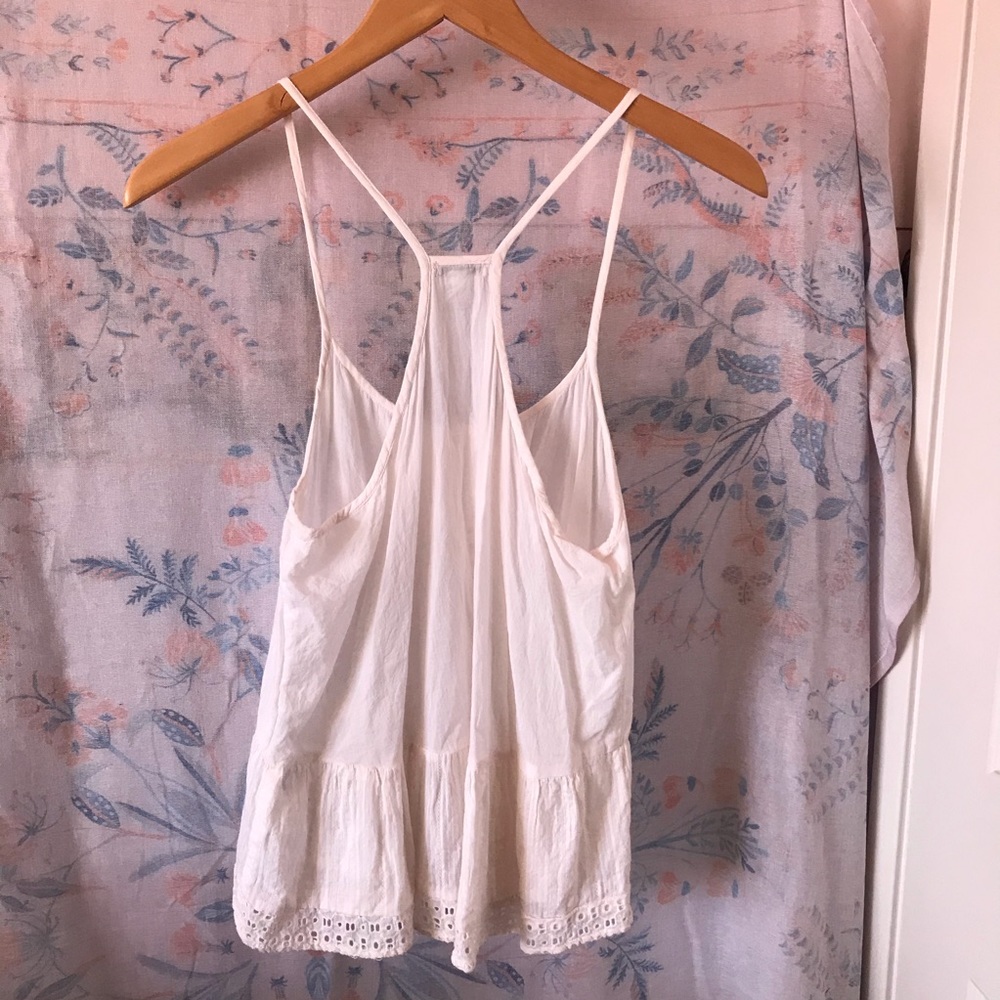 Forever21 White Lace Peplum Tank - Picture 6 of 8